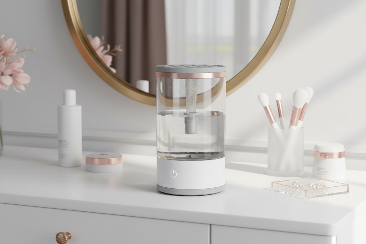Electric Makeup Brush Cleaner with USB Charger